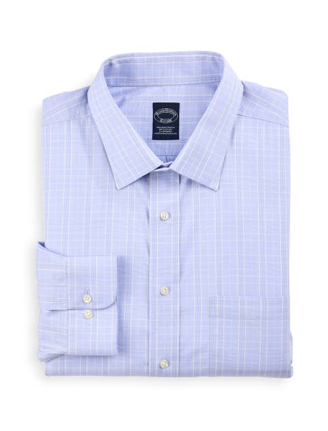 Big 
Tall Non-Iron Glen Plaid Dress Shirt