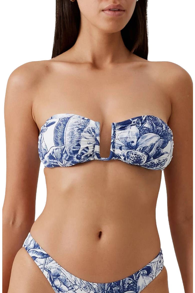 Prague Strapless Bikin Top, Main, color, PALOMA