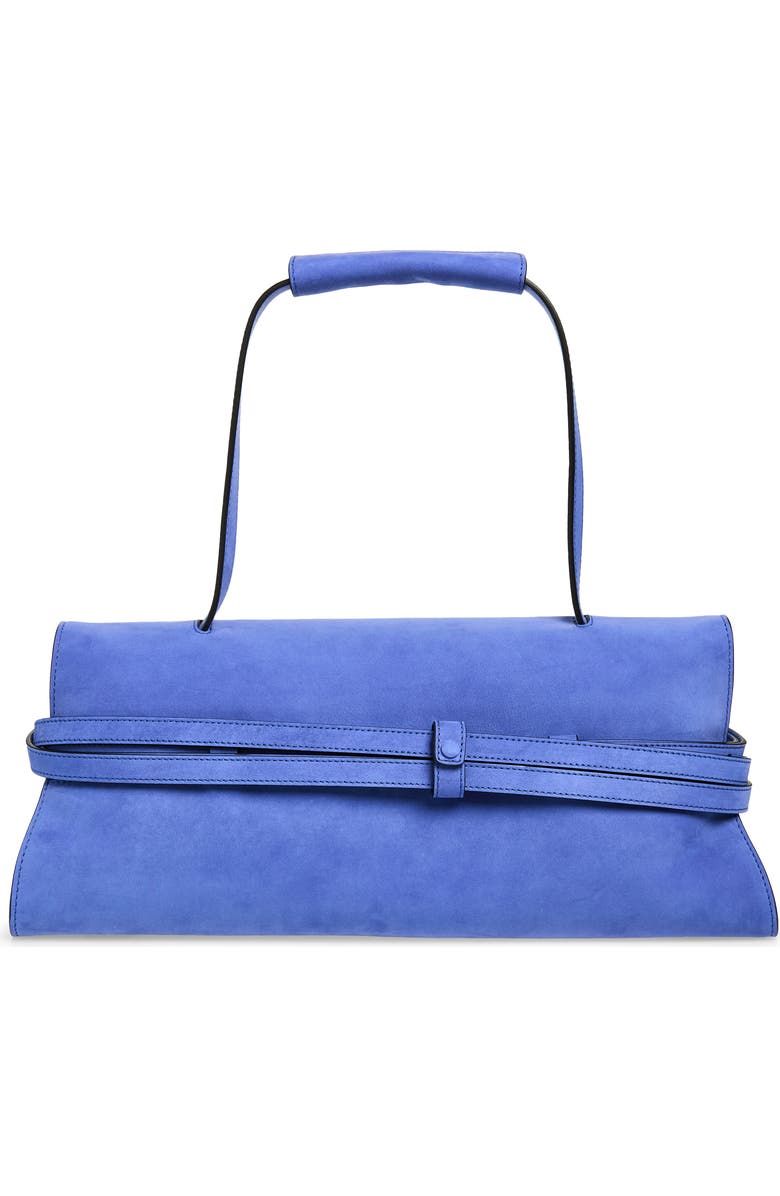 Moschino Tie Me East/West Shoulder Bag, Alternate, color, Klein 713 Oj0