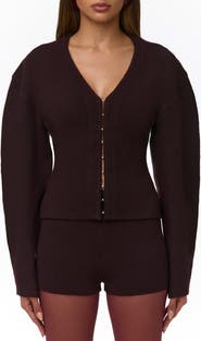 Naked Wardrobe V-Neck Cardigan