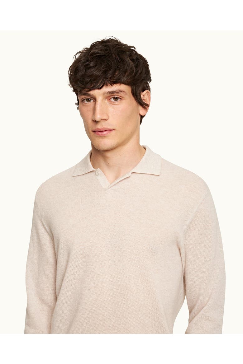 Bruno Cashmere Waffle Stitch Jumper, Alternate, color, SEA MIST