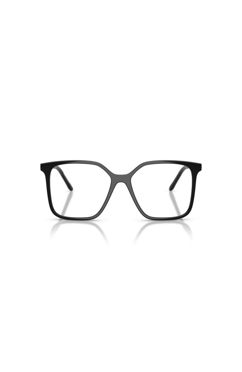 Armani Exchange 53mm Irregular optical glasses, Alternate, color, Black