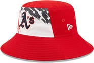 New Era Men's New Era Red Oakland Athletics 2022 4th of July Bucket Hat