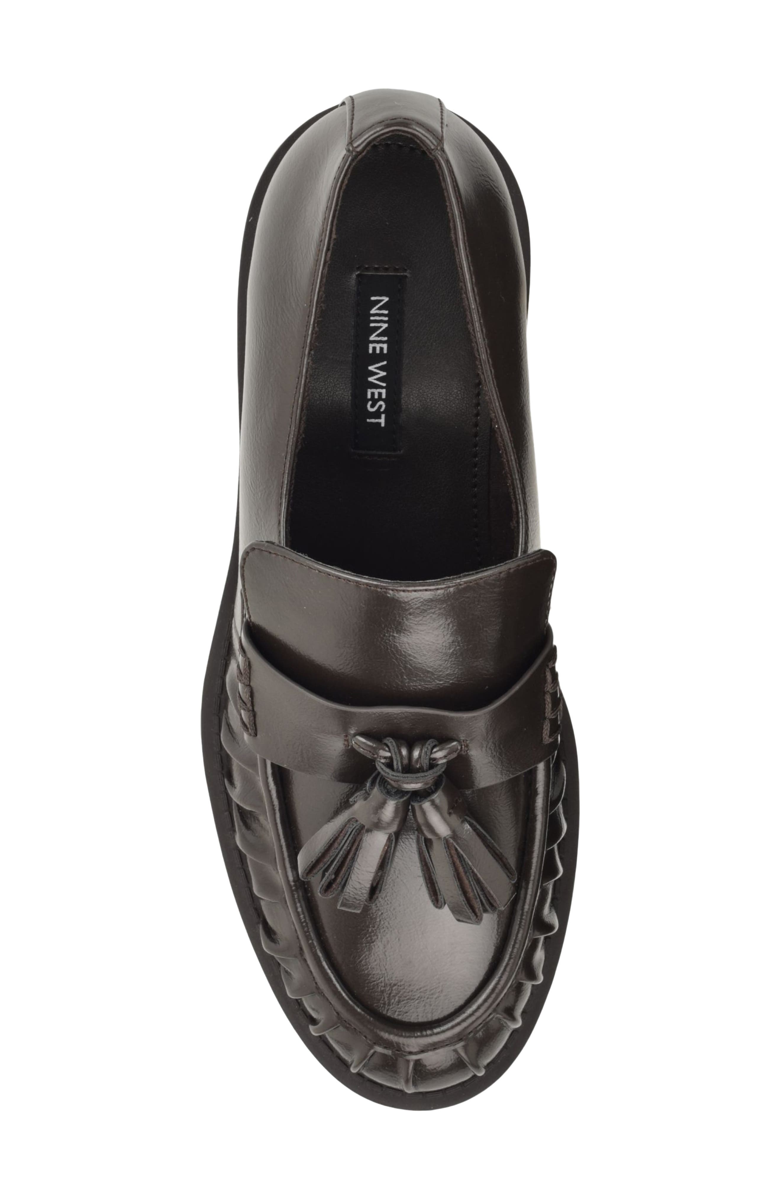 Gersen Tassel Loafer, Alternate, color, DARK BROWN