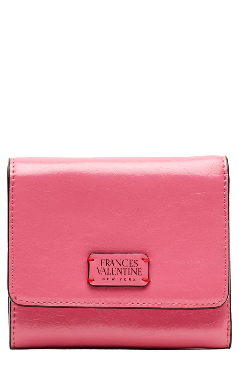 Frances Valentine Perfect Leather Trifold Wallet, Main, color,