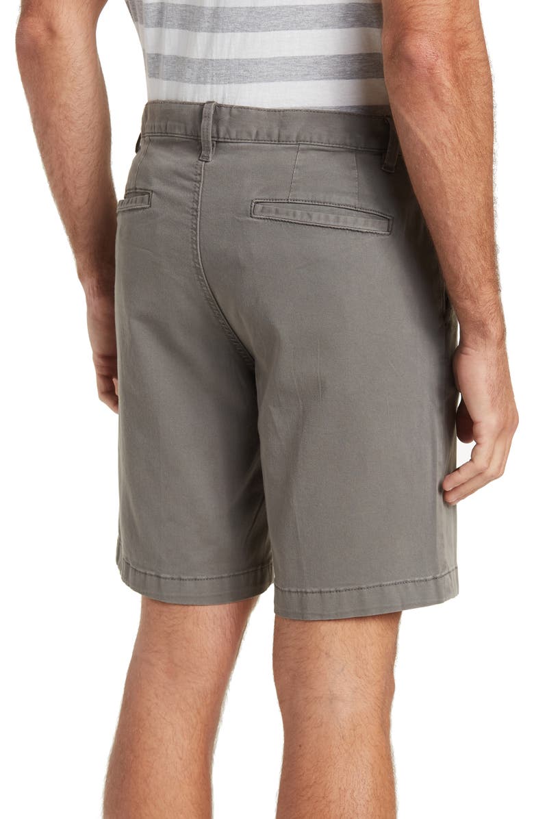 14th & Union Wallin Stretch Twill Chino Shorts, Alternate, color, Grey Castlerock