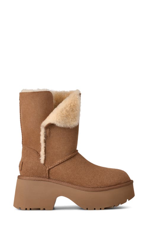 Ugg(r) Esmee Leather Cuffable Tall Boot In Brown