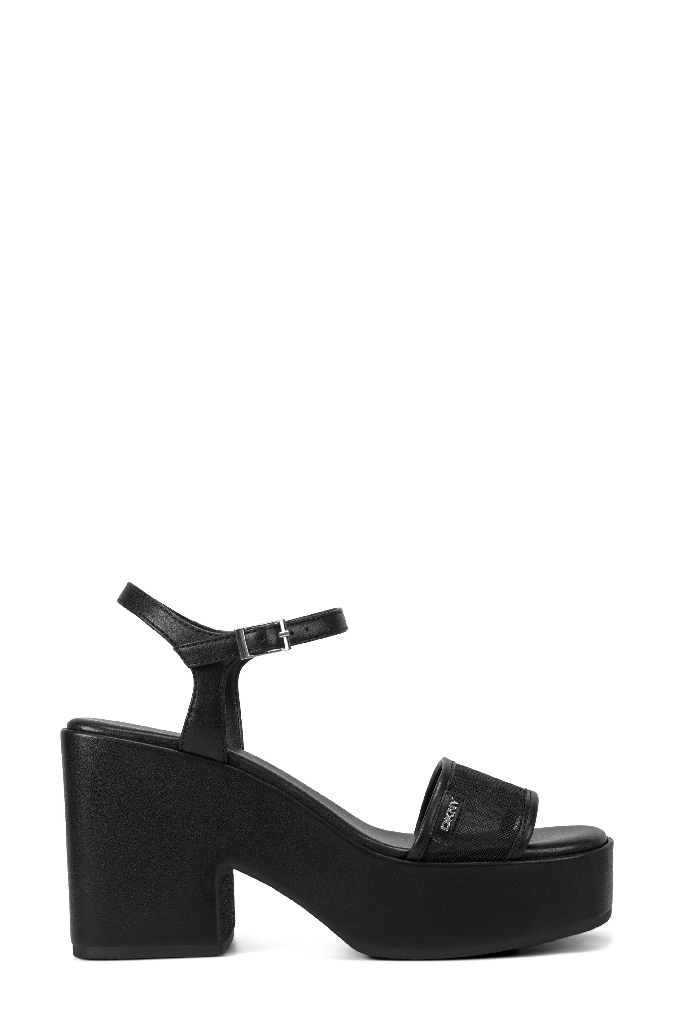 DKNY Mavelle Ankle Strap Platform Sandal, Alternate, color, 