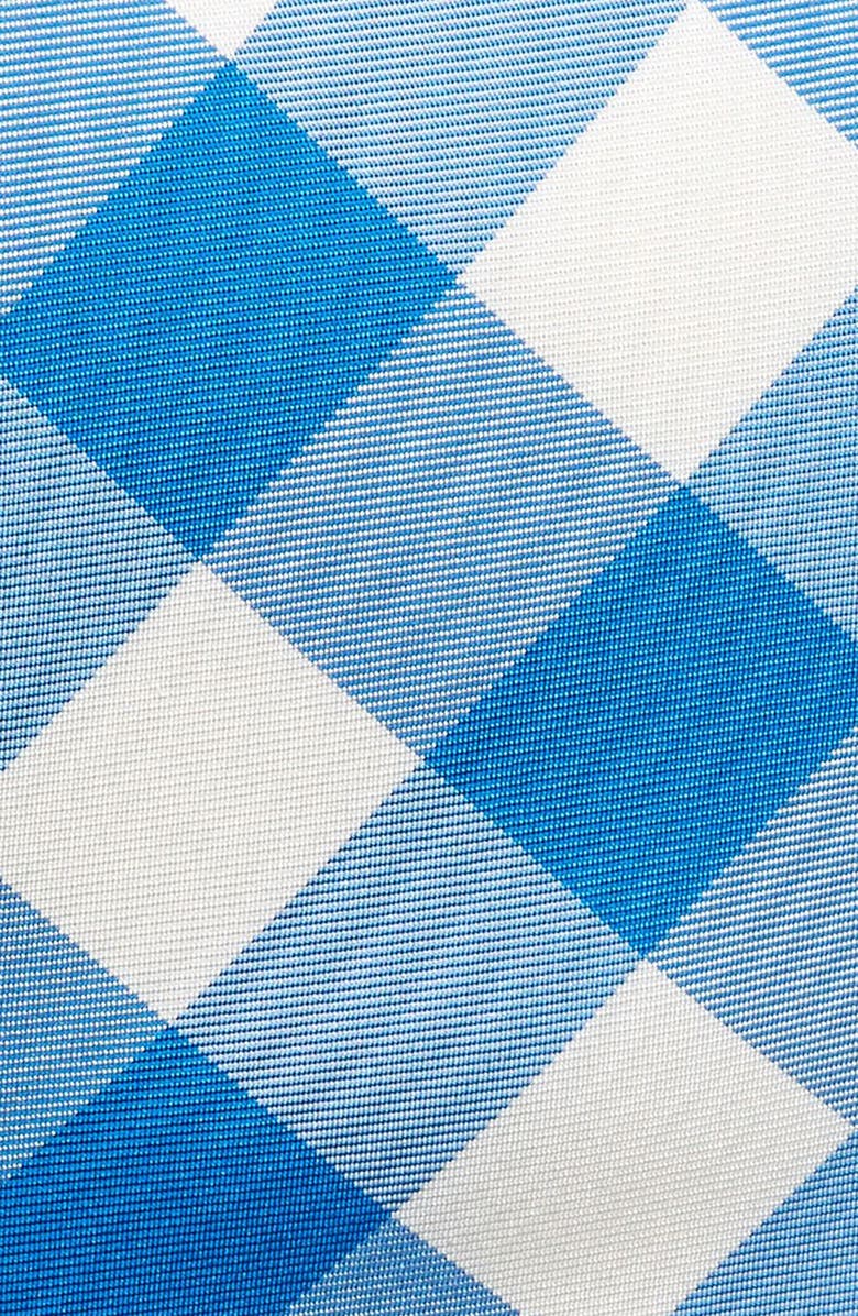 Burberry Manston Exploded Check Mulberry Silk Tie, Alternate, color, 