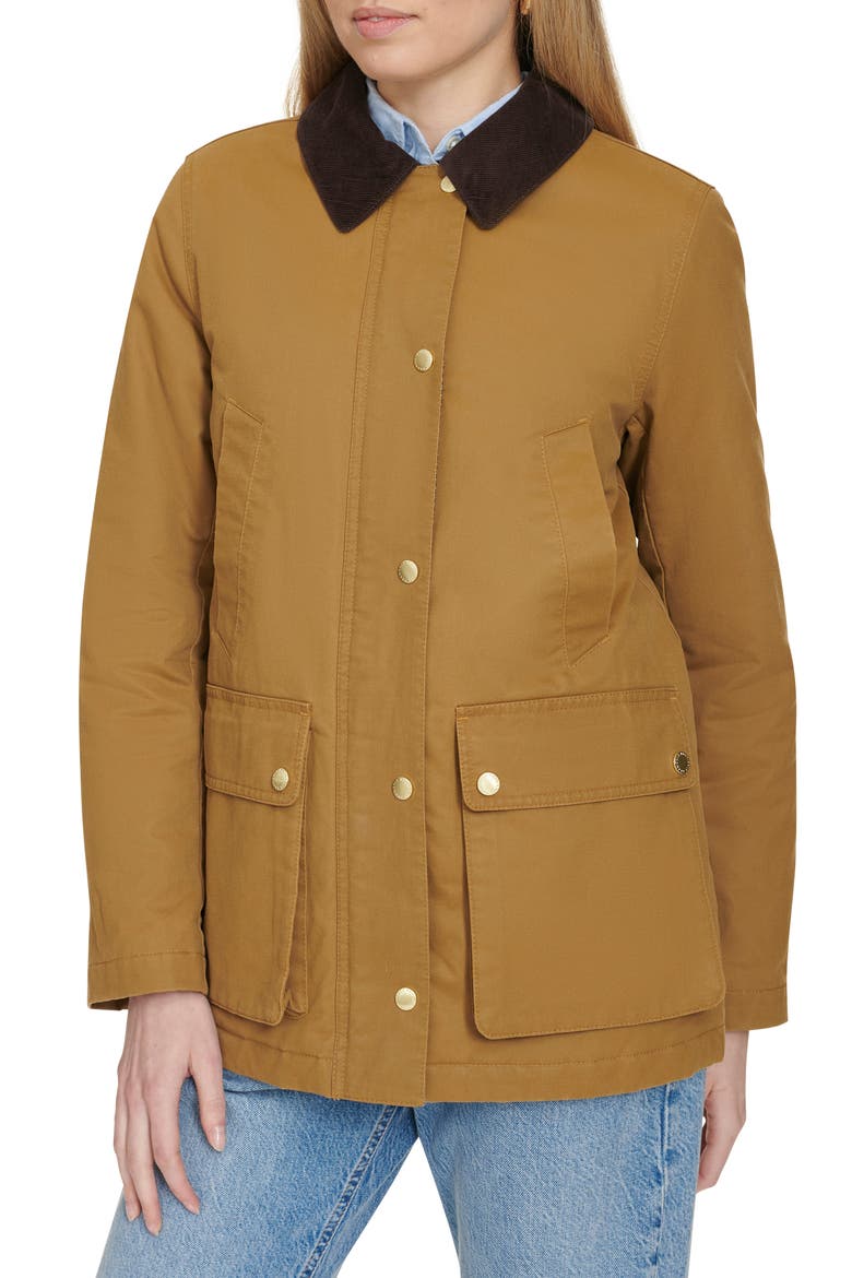 Coated Hunter Jacket, Alternate, color, KHAKI