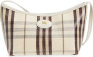 Burberry Highlands Check Coated Canvas Baguette Bag