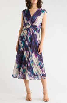 Knot Front Midi Dress