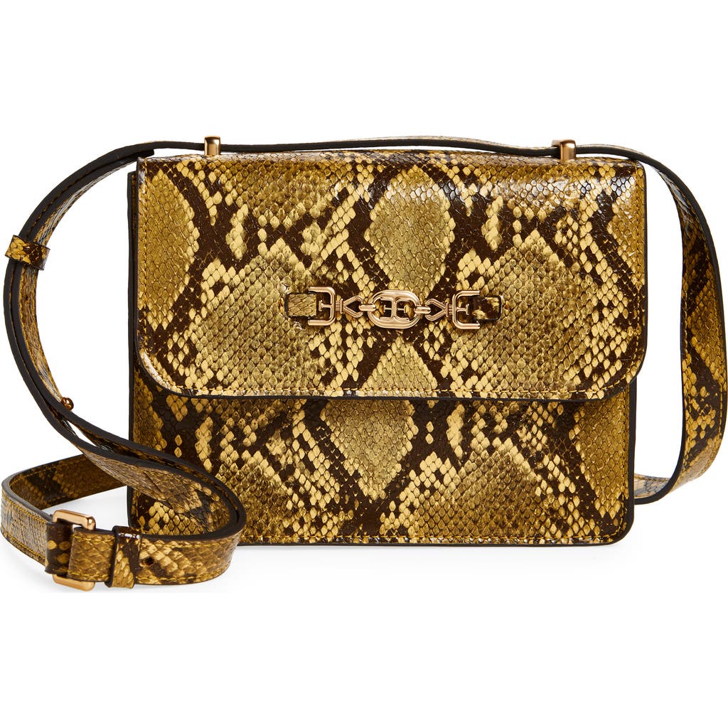 SAM EDELMAN SAM EDELMAN LORAINE FAUX LEATHER CONVERTIBLE BOX SHOULDER BAG