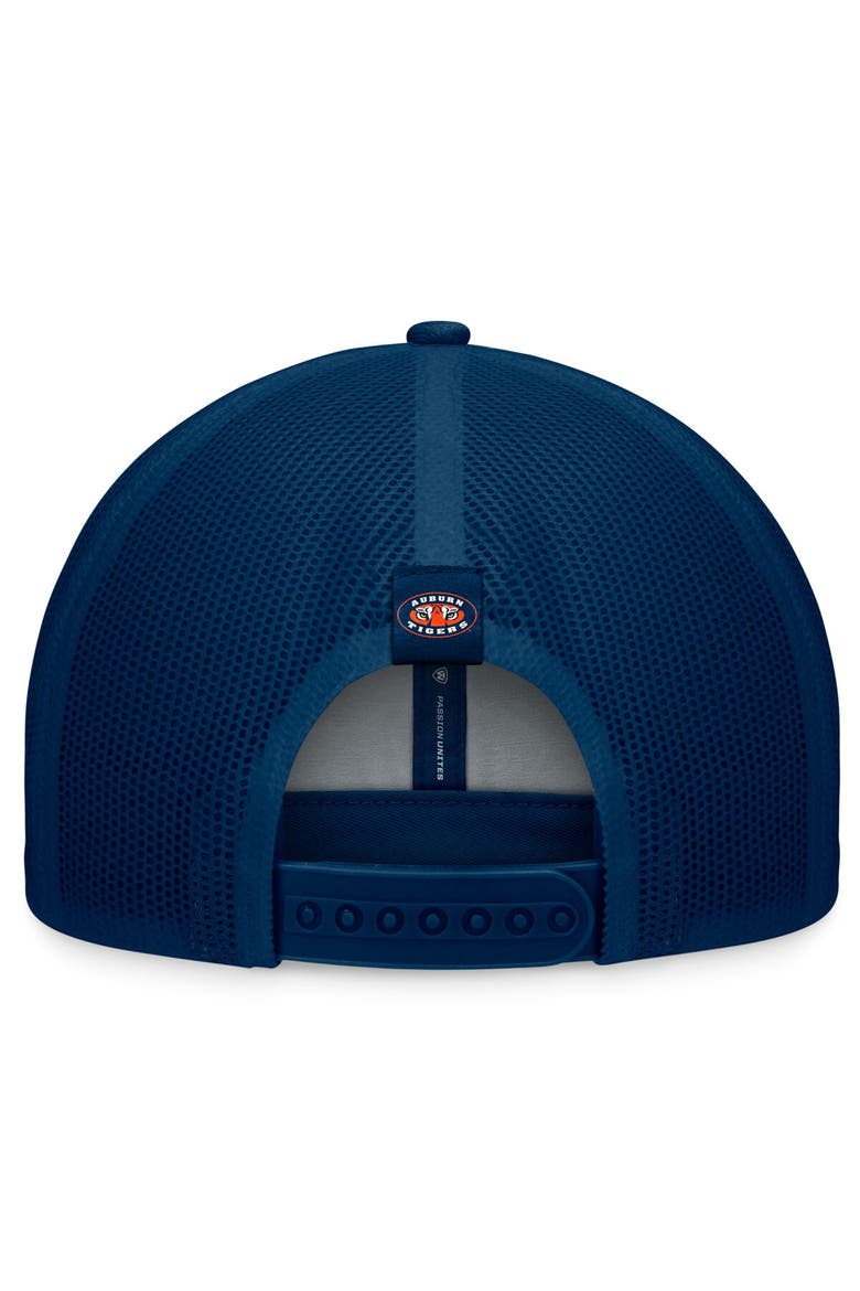 Men's Top of the World Navy Auburn Tigers Carson Trucker Adjustable Hat, Alternate, color, Navy