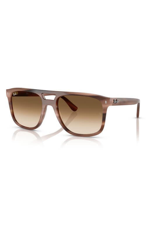 Ray Ban Rb2213 Sunglasses Havana Brown Frame Brown Lenses 58-20 In Brown Havana