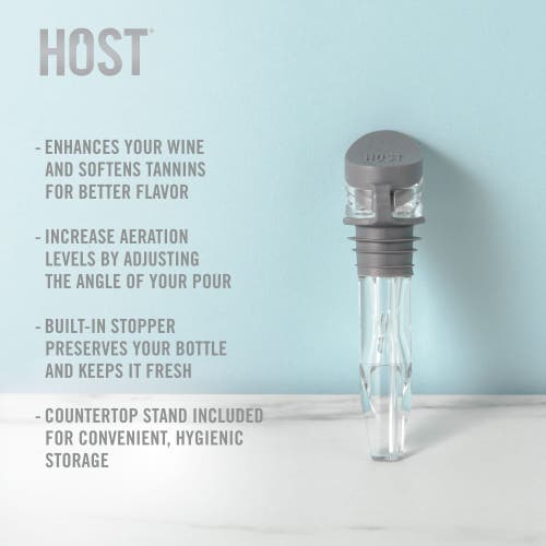 Host Tilt Mini Variable Aerator In Gray