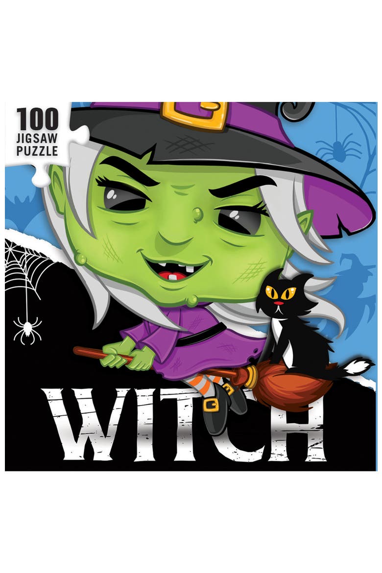 Witch 100 Piece Jigsaw Puzzle, Alternate, color, Multicolor