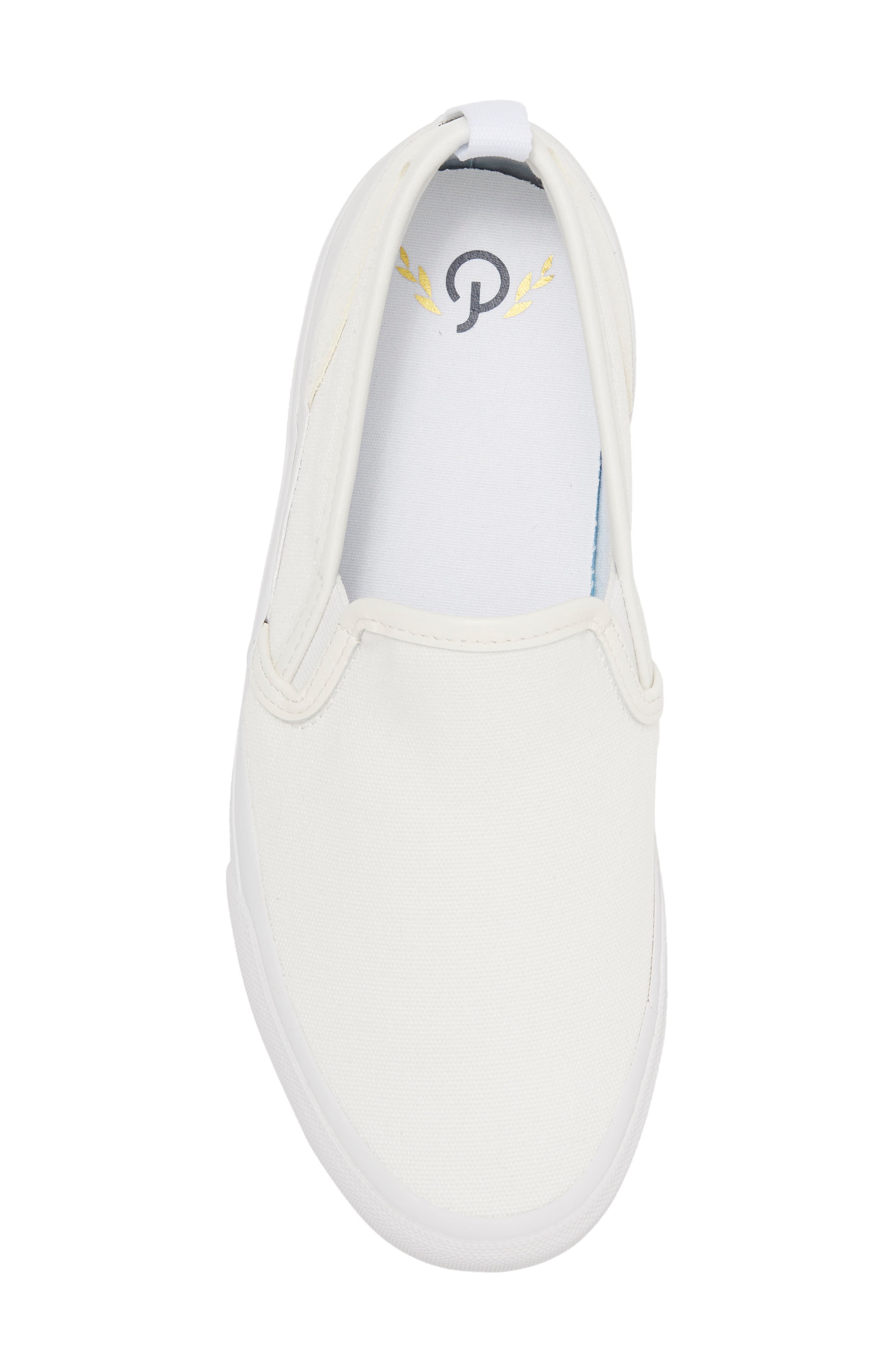 OFFICIAL PROGRAM Canvas Slip-On Sneaker, Alternate, color, Off White/ White