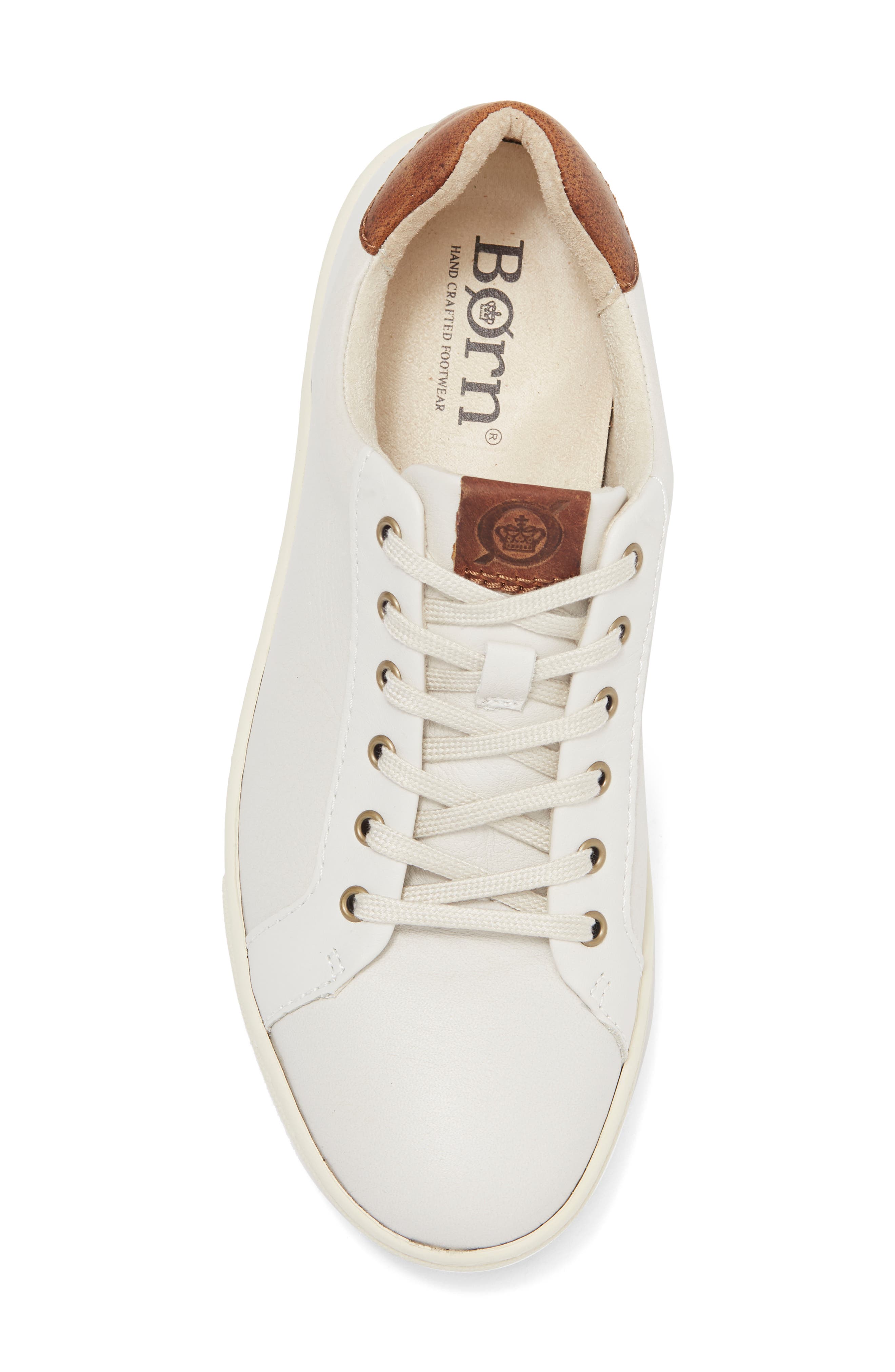 Børn Born Ashram II Lace-Up Sneaker, Alternate, color, White/ Dk Brown Sea Salt/ Rust