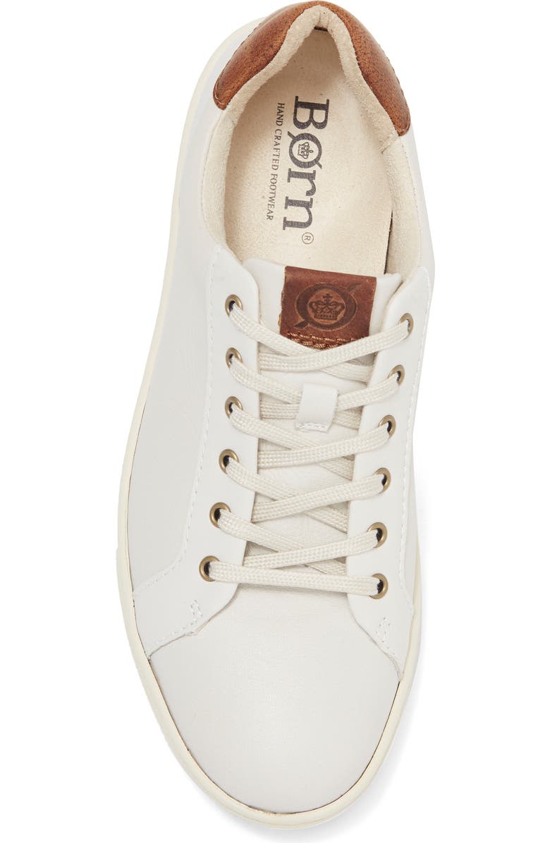 Børn Born Ashram II Lace-Up Sneaker, Alternate, color, White/ Dk Brown Sea Salt/ Rust