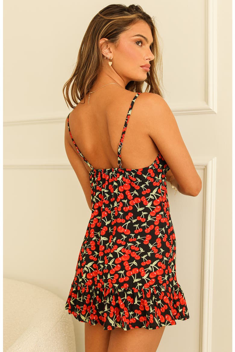 Tyra Dress, Alternate, color, Cherise