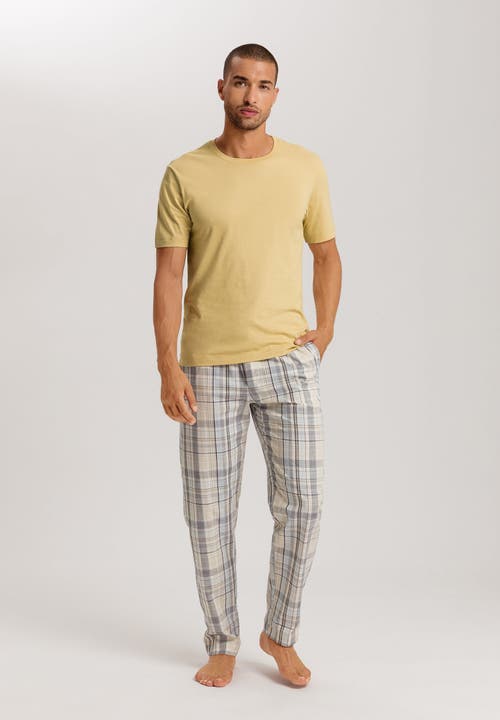 Hanro Night And Day Cotton Woven Pajama Pants In Multi