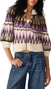 Steve Madden Adley Fair Isle Cardigan