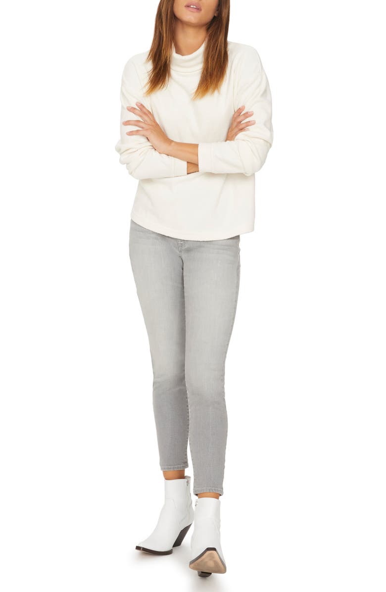 Sanctuary Kyla Mock Neck Pullover, Alternate, color, 