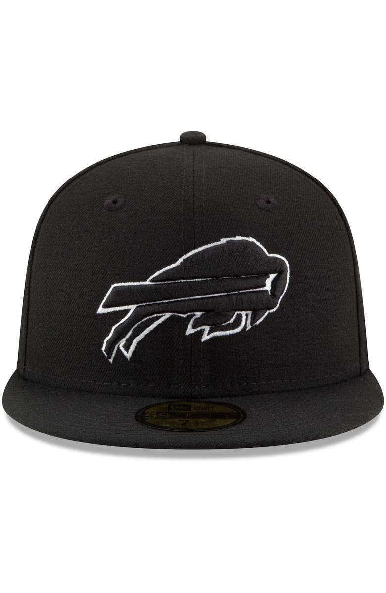 New Era Men's New Era Black Buffalo Bills B-Dub 59FIFTY Fitted Hat, Alternate, color, 