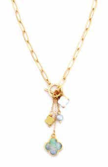 Panacea Mixed Charm Toggle Necklace