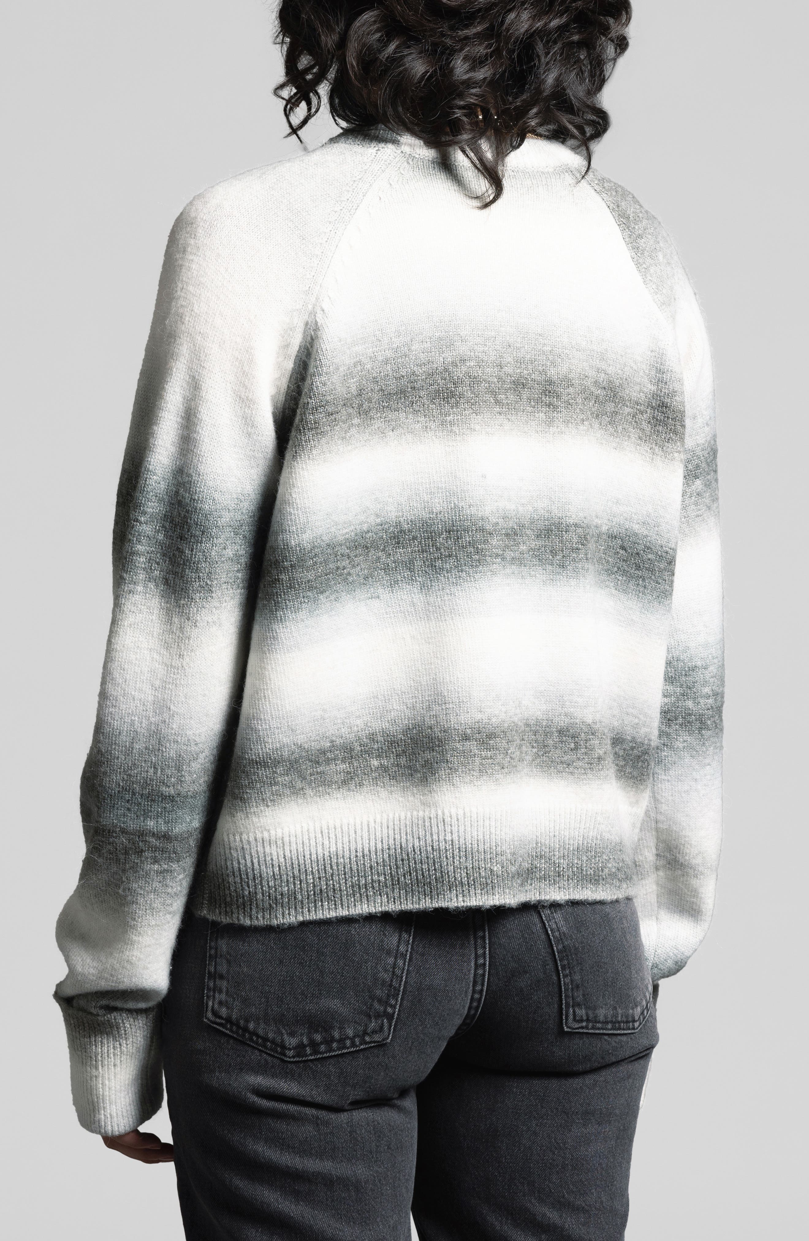 Brina Ombre Stripe Cardigan - image 2