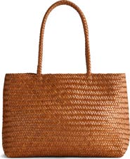 Madewell Handwoven Leather Tote