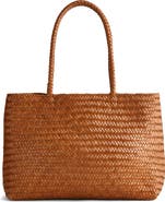 Madewell Handwoven Leather Tote