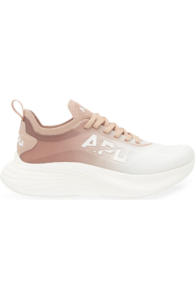 APL Podium Running Sneaker, Alternate, color, Ivory / Latte / Ombre