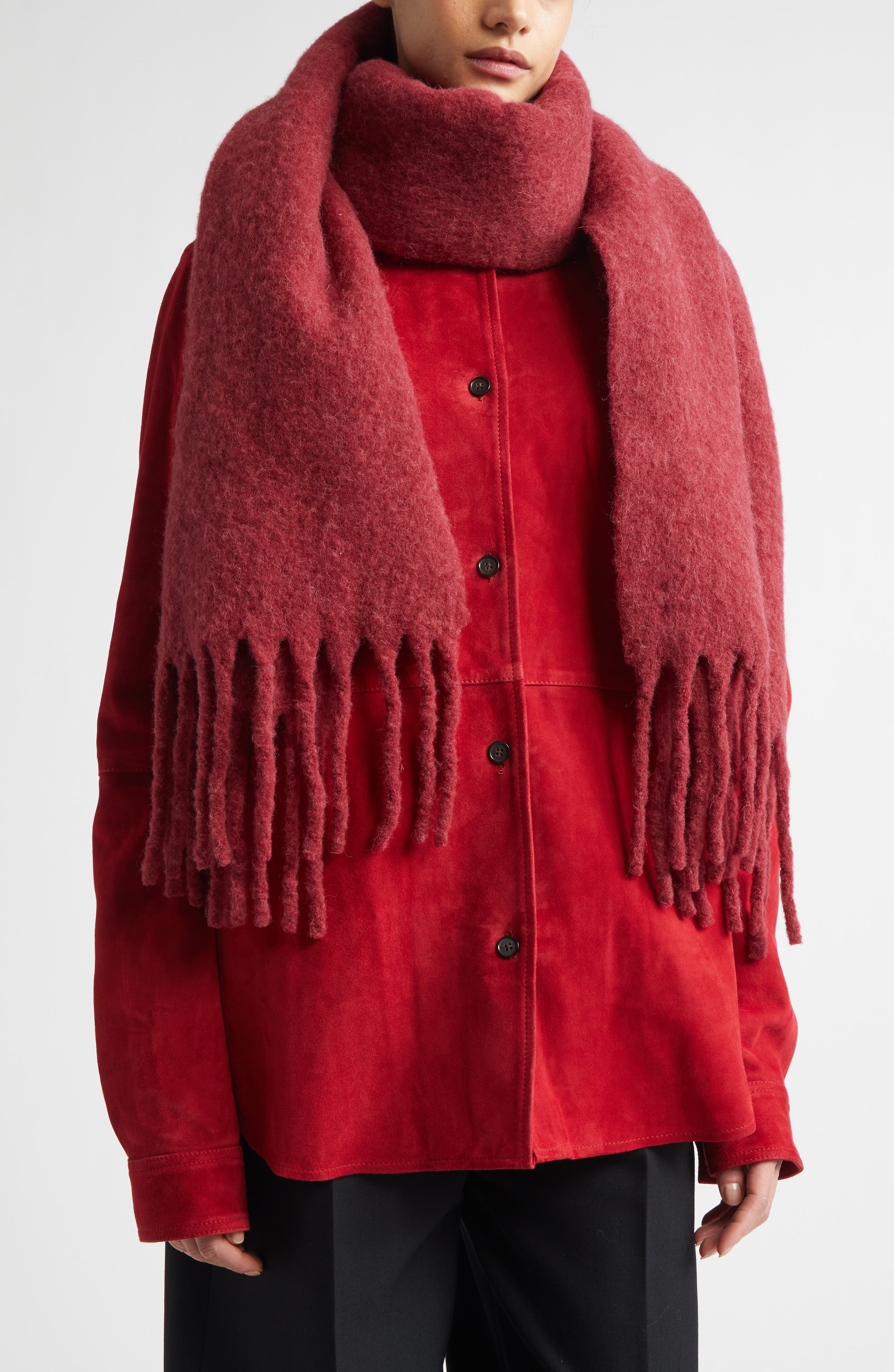Fuzzy Alpaca Blend Scarf (Women) | Nordstrom