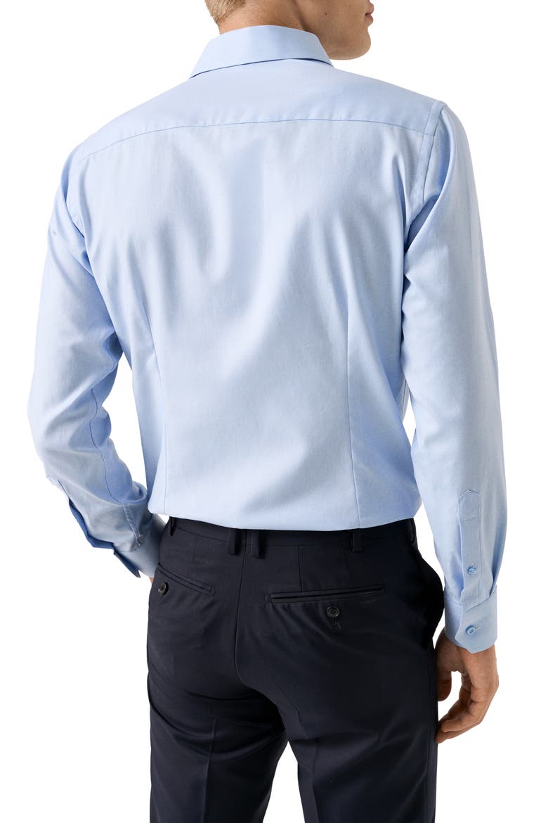 Slim Fit Cotton Twill Dress Shirt, Alternate, color, LIGHT BLUE