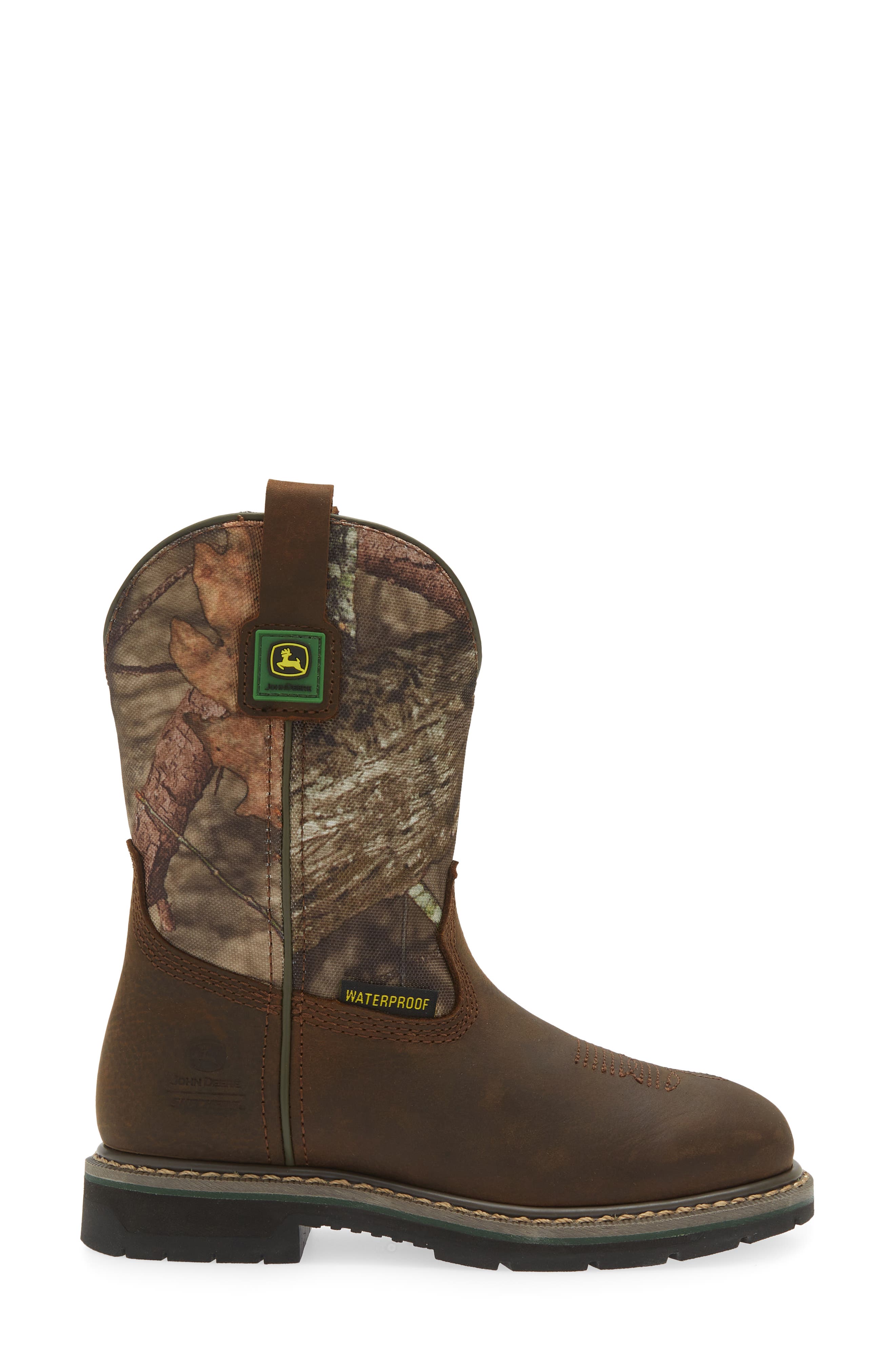 SKECHERS x John Deere Rowood Waterproof Western Boot, Alternate, color, 