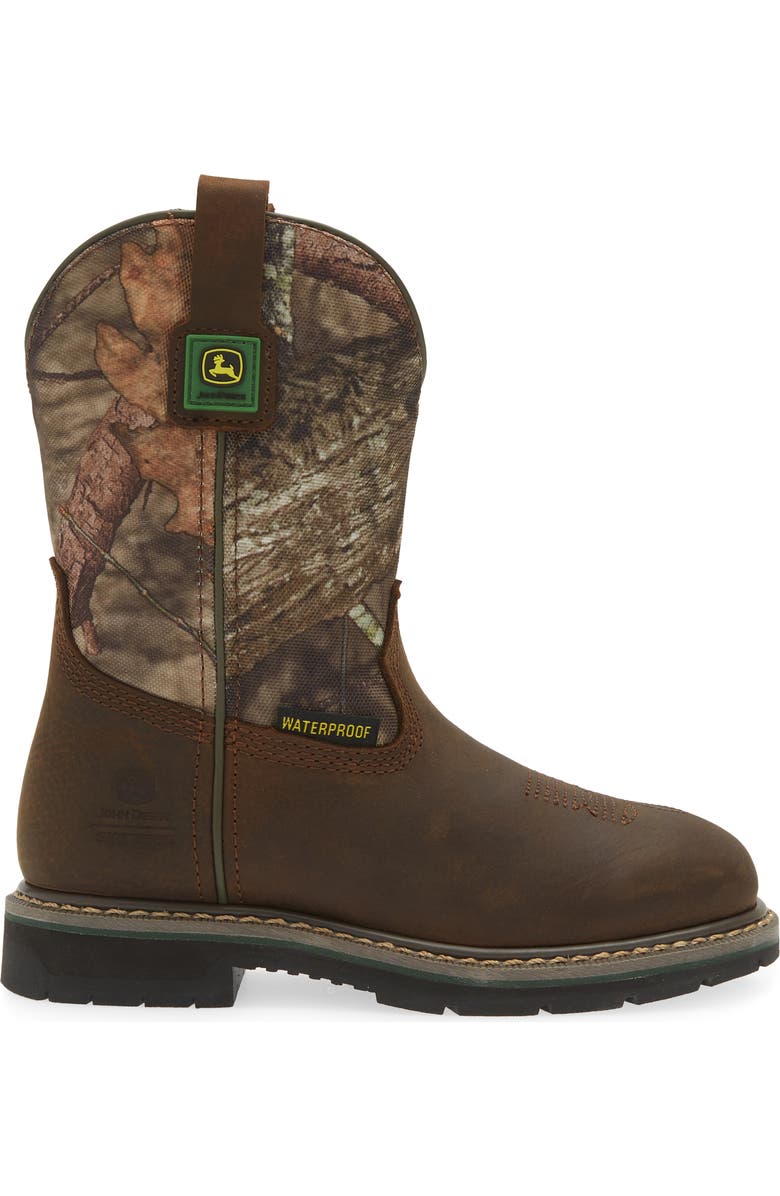 SKECHERS x John Deere Rowood Waterproof Western Boot, Alternate, color,