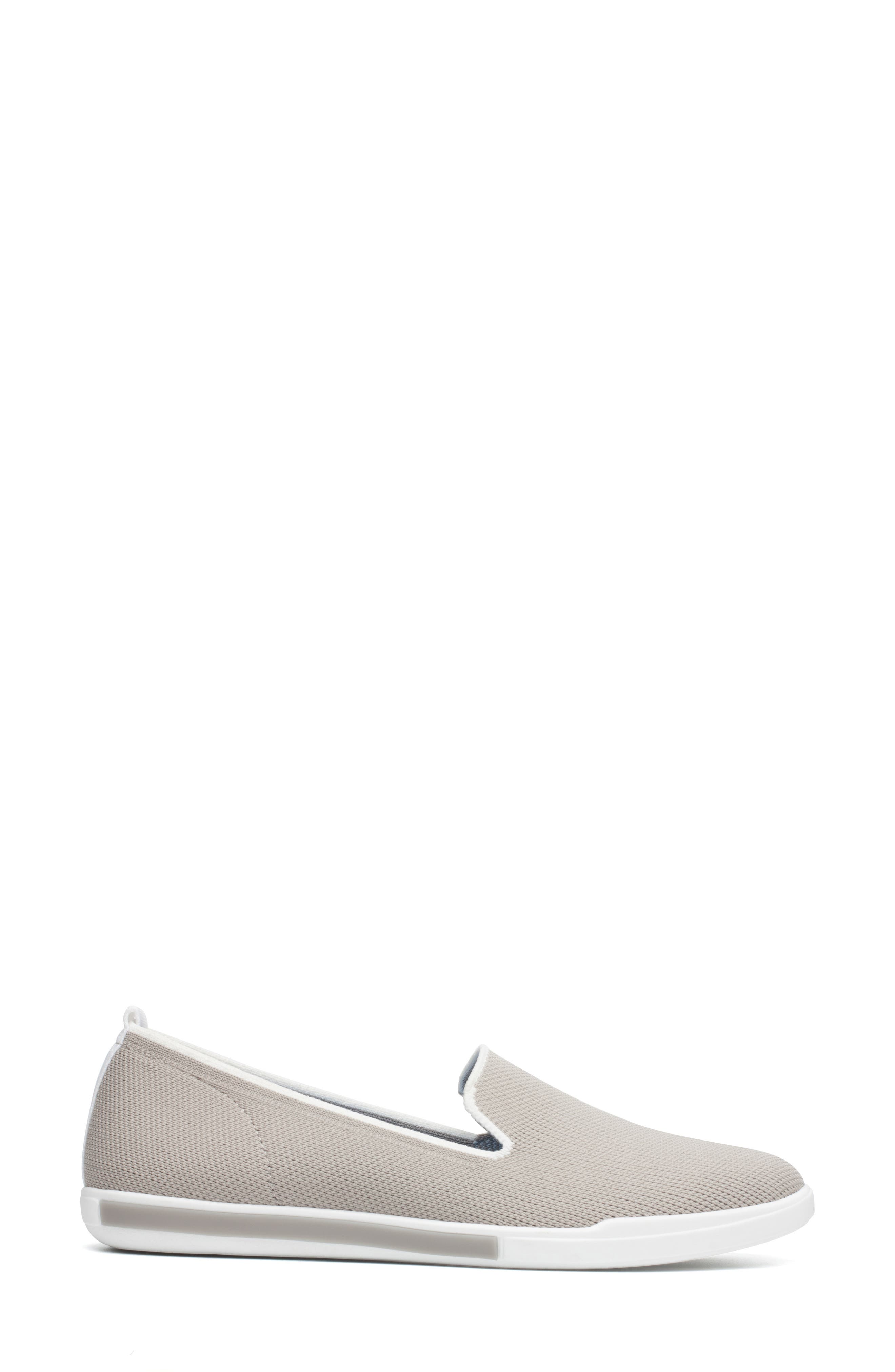 Eden Mesh Sneaker, Alternate, color, GREY W/ WHITE TRIM FABRIC