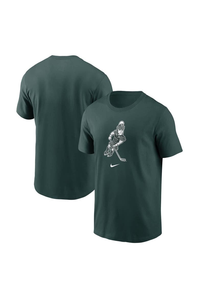 Men's Nike Green Michigan State Spartans Hockey Sparty Sport T-Shirt, Main, color, Green
