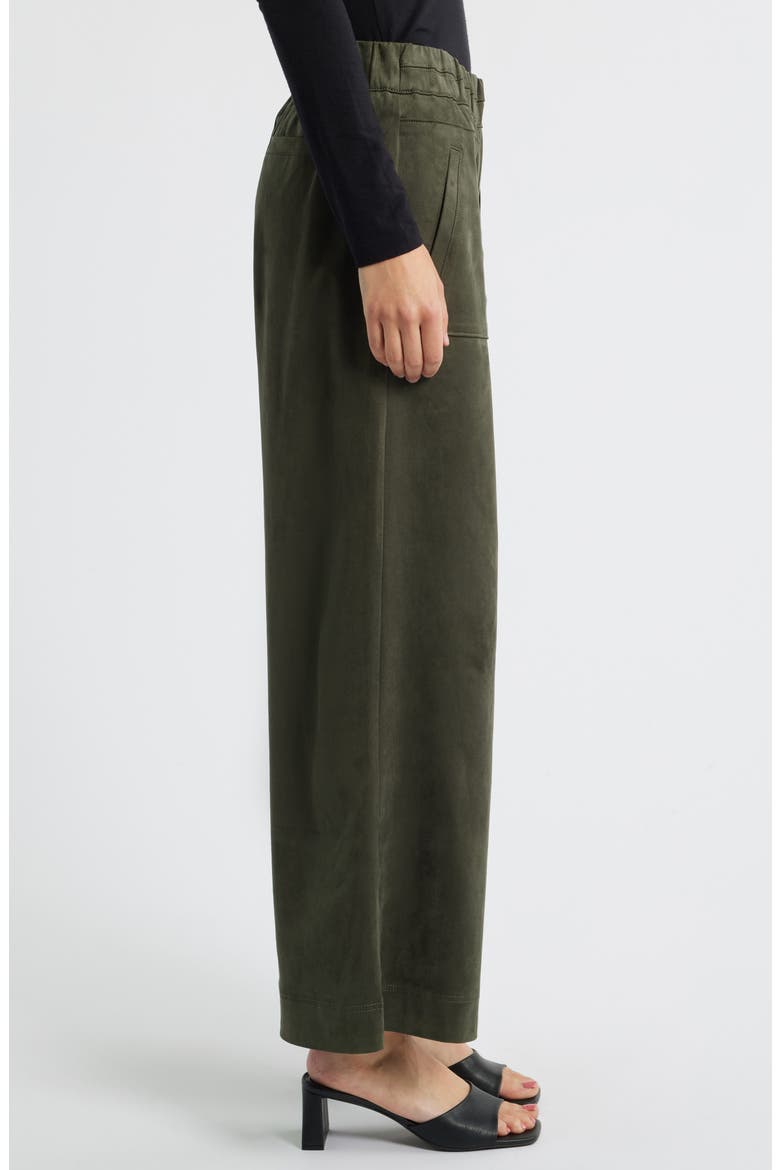 Skyrise Patch Pocket Wide Leg Pants, Alternate, color, LAUREL WREATH