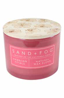 SAND AND FOG Wood Top Scented Candle