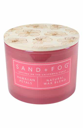 SAND AND FOG Wood Top Scented Candle