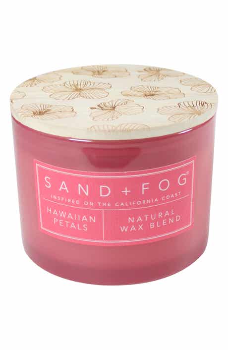 SAND AND FOG Wood Top Scented Candle