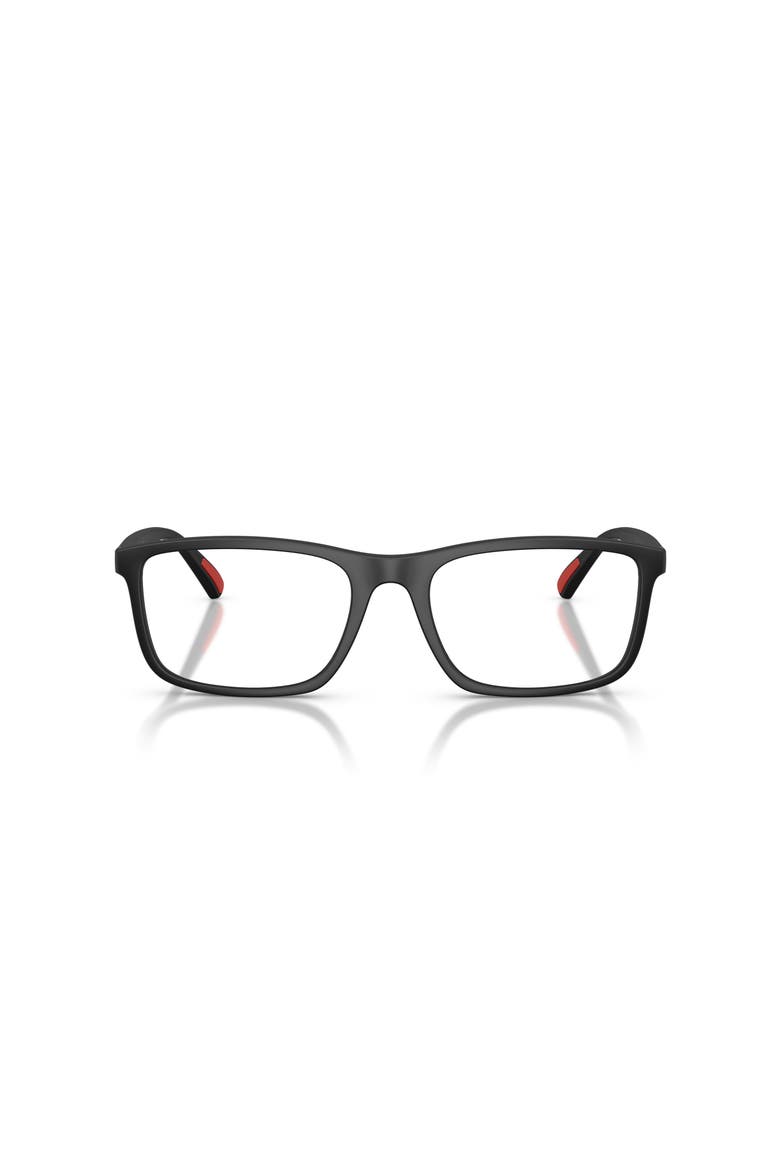 55mm Rectangle optical glasses, Alternate, color, Black