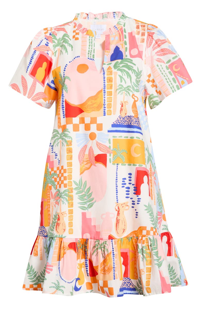 SUGARLIPS Petrolia Town Celeste Minidress, Main, color, 