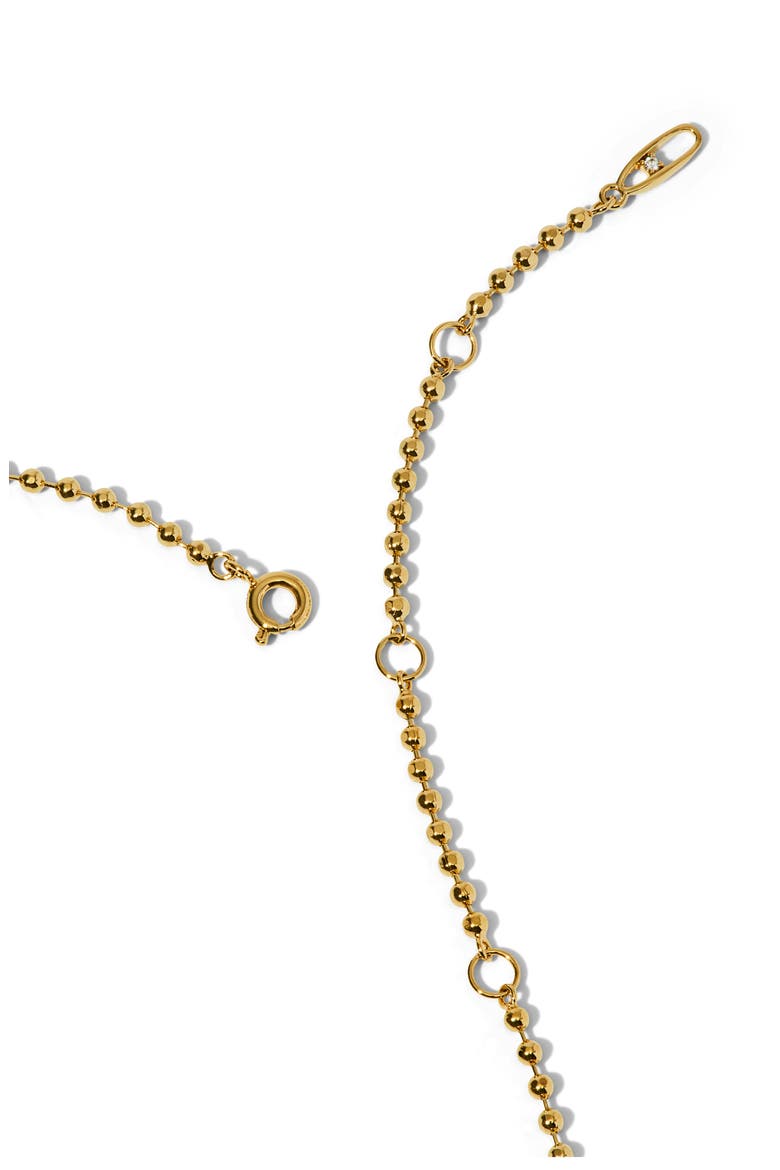 Esme Faux Pearl & Bead Y-Necklace, Alternate, color, GOLD