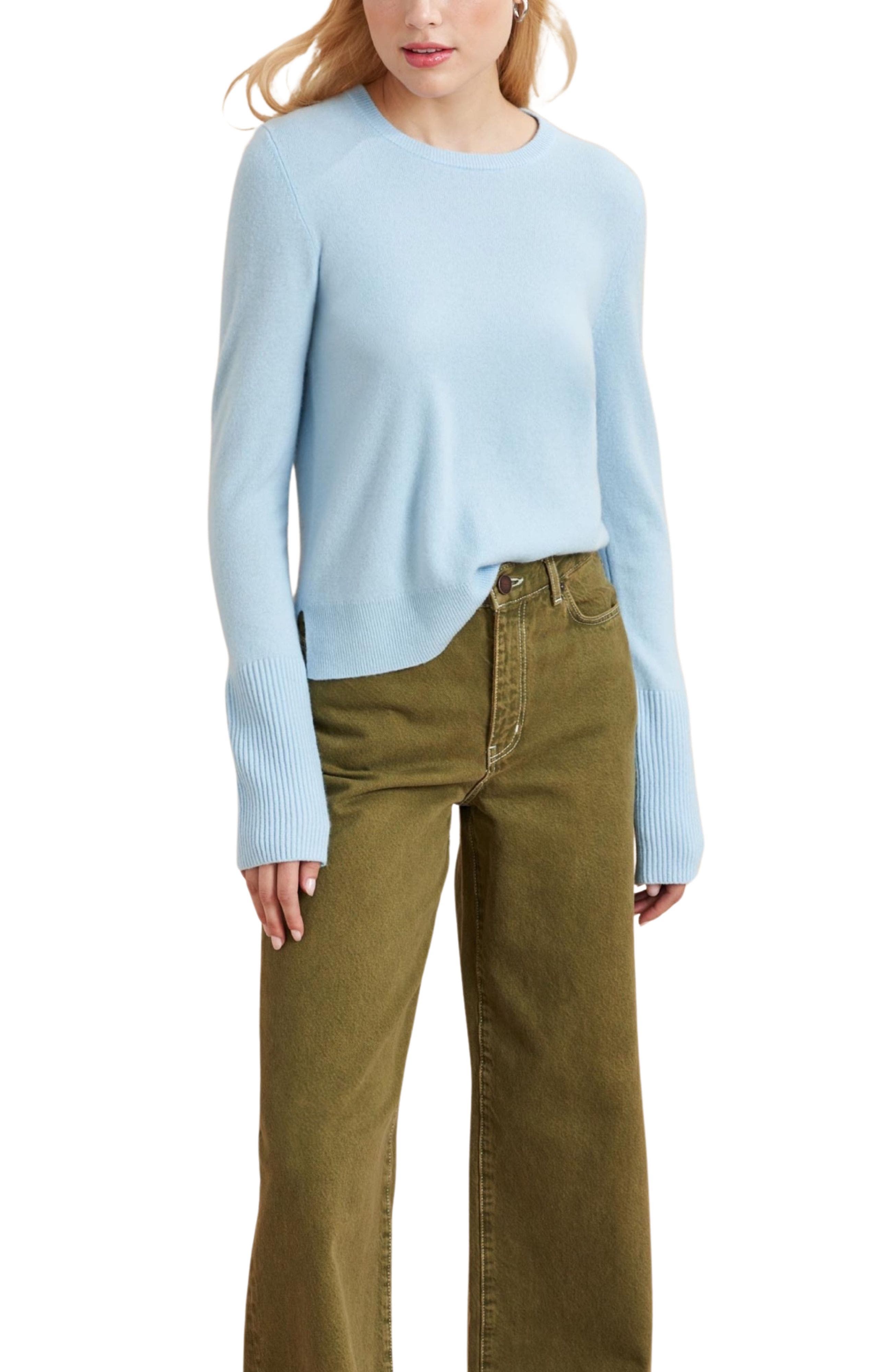 Solid Lean Lines Sweater - image 3