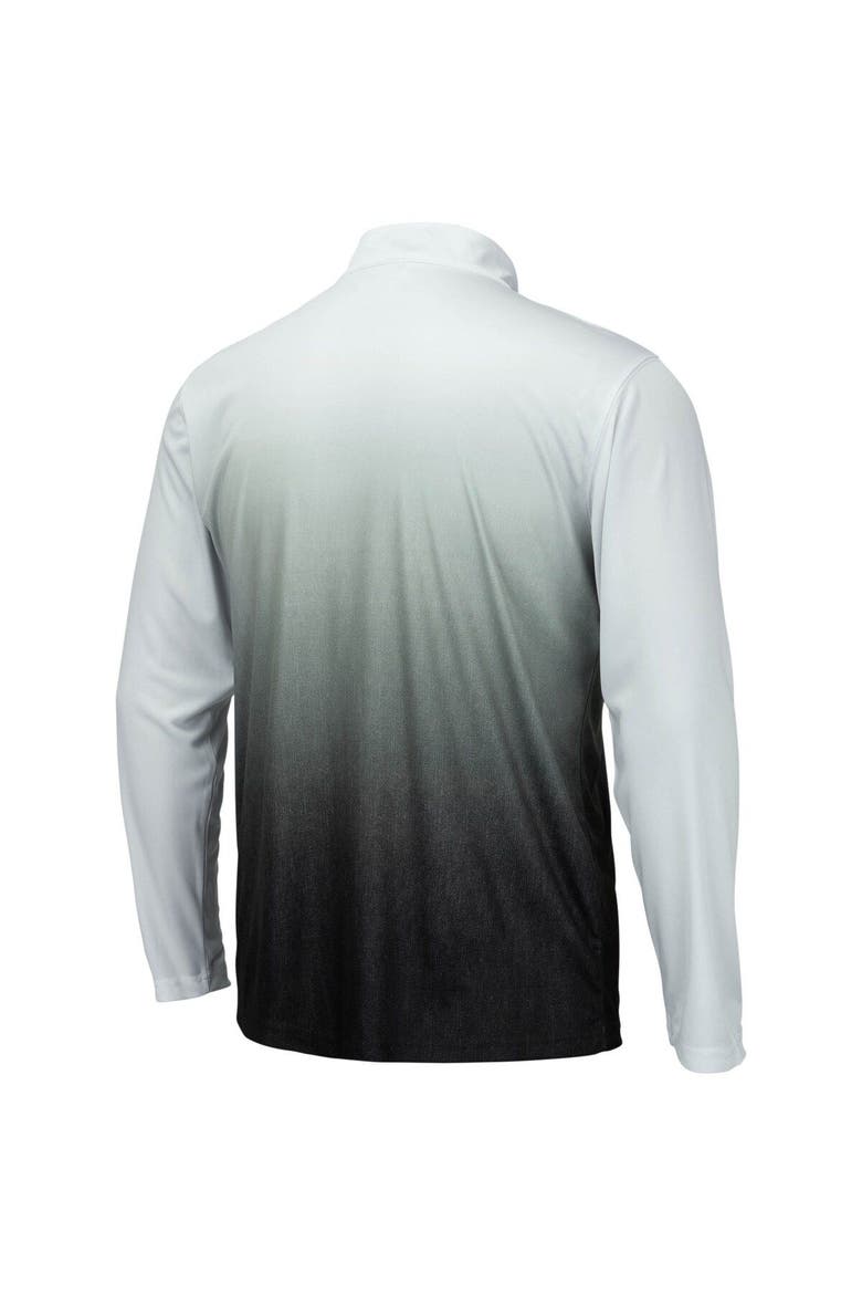 Men's Colosseum Gray Washington State Cougars Magic Team Logo Quarter-Zip Jacket, Alternate, color, Gray