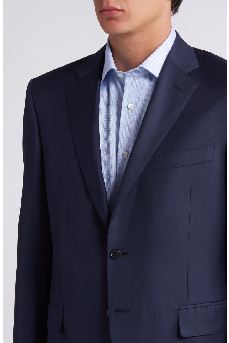Solid Wool Suit, Alternate, color, NAVY